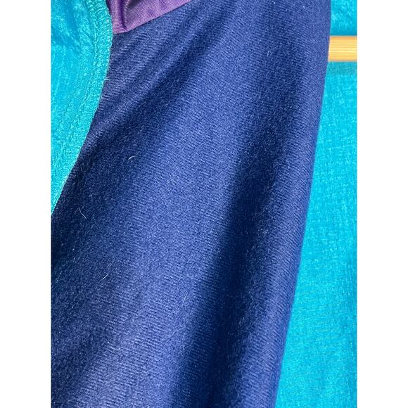 Vintage Louis Garneau Windbreaker Jacket Nylon 80's Baggy Blue Purple Womens S - Picture 12 of 14